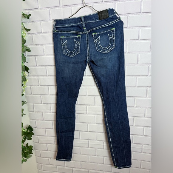 True Religion Casey Distressed Skinny Jeans Women's Size 25 - Picture 7 of 11